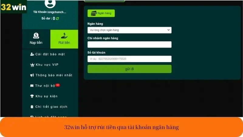 32win hỗ trợ rút tiền qua tài khoản ngân hàng 32win hỗ trợ rút tiền qua tài khoản ngân hàng