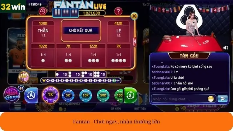 Fantan - Chơi ngay, nhận thưởng lớn