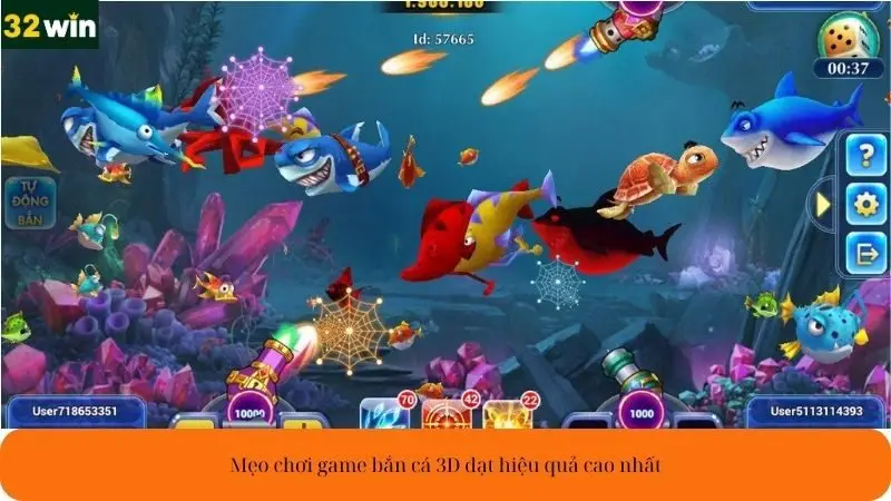 Mẹo chơi game bắn cá 3D đạt hiệu quả cao nhất