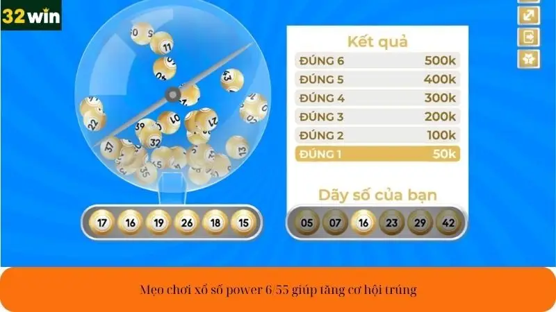 Mẹo chơi xổ số power 6/55 giúp tăng cơ hội trúng