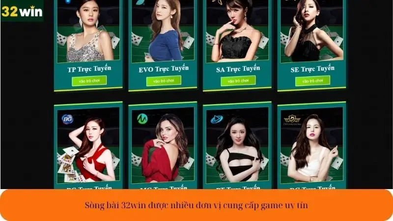 Sòng bài 32win được nhiều đơn vị cung cấp game uy tín Sòng bài 32win được nhiều đơn vị cung cấp game uy tín